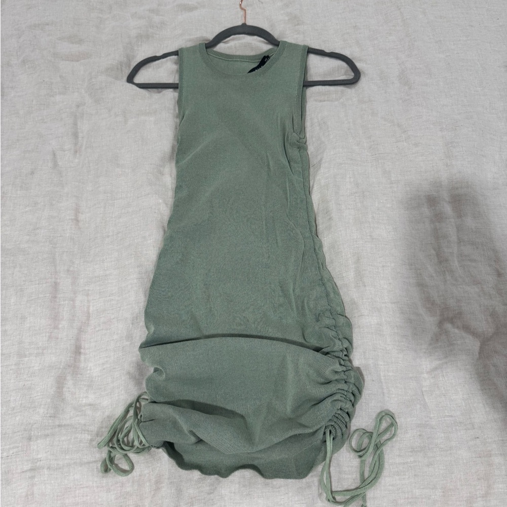 Lioness Sage Green Mini Dress